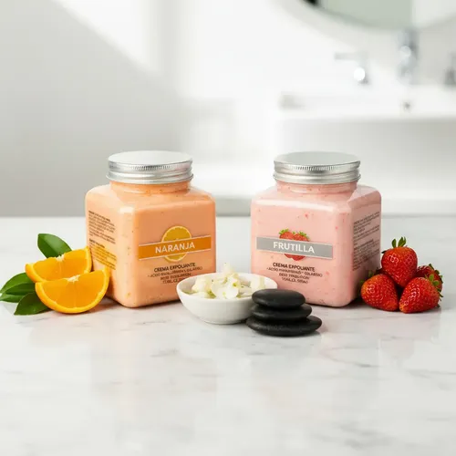 Crema Exfoliante Frutal Hidratante Y Renovadora X 2