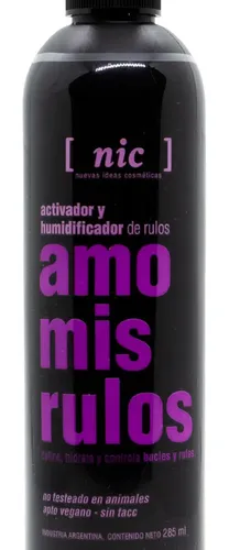 Nic Amo Mis Rulos Crema Vegana Para Rulos Y Blucles 285ml 3c