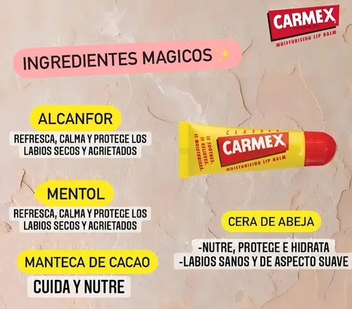 Carmex Balsamo Labial 100% Original Usa Pomo