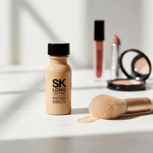 Base De Maquillaje Fluida Sk Long Lasting Mate