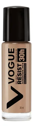 Base Vogue Resist Tono Capuccino Mate Duración 30 Horas 30ml