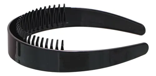 Elegante Diadema Nupcial Con Forma De Peine Dentado Liso