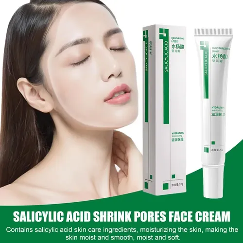 Salicylic Acid Cream Reduces Facial Pores