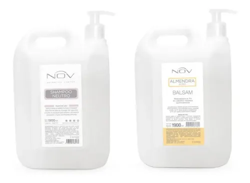 Shampoo Neutro + Acondicionador Alemendras Nov – 1900 Ml