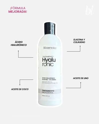 Tratamiento Capilar Acido Hialurónico Bl Cosmetics 1 Litro
