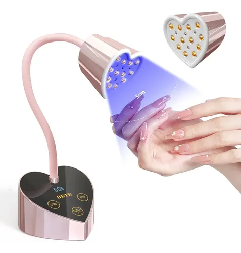 Lámpara Uv Led Portátil Recargable Para Uñas Con Sensor