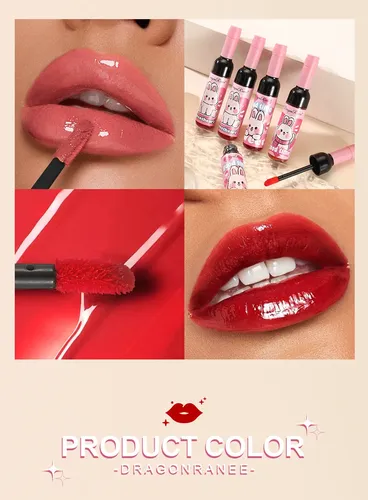Set De Labial Líquido Dragon Ranee No Transferible Hidratant