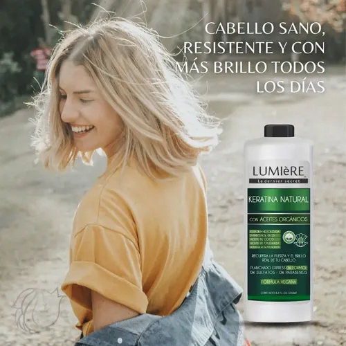 Alisado Nanoplastia Organico Sin Formol Alisa Y Nutre 500 Ml