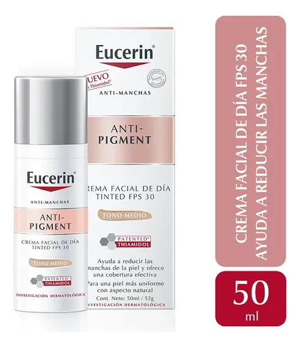 Eucerin Crema Facial De Día Fps 30 Anti-pigment Tono Medio Tipo de piel Sensible