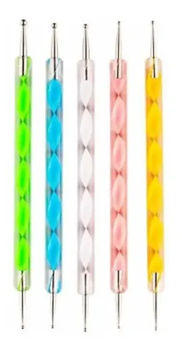 Kit De Pincel Decoración Para Manicura Dotting Liner Dibujar