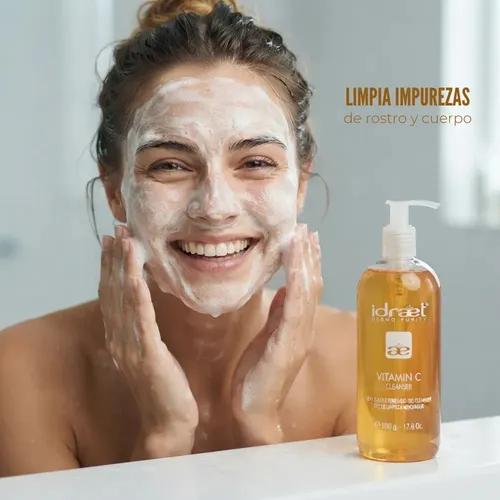 Idraet Vitamina C Cleanser Gel De Limpieza Rostro Cuerpo Renovador 500g