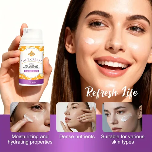 Crema Facial Hidratante Con Aceite De Oliva Y Miel
