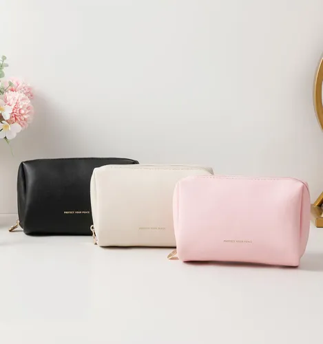 Bolsa De Maquillaje De Viaje Aveniee Small De Piel Vegana Ne