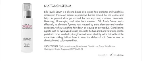 Serum Hair Bar Nyc Silk Touch System, 100 Ml, Con Queratina