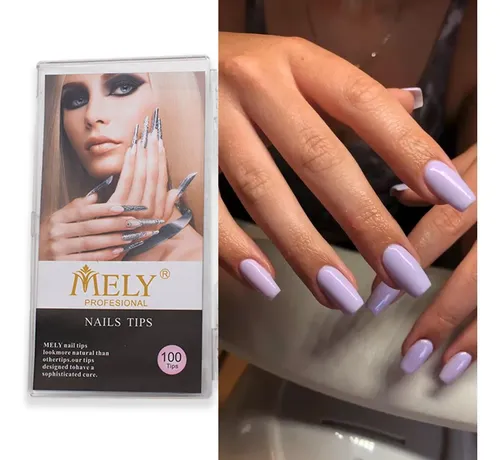100 Tips Uñas Postizas Enteras Press On Nails Decoración
