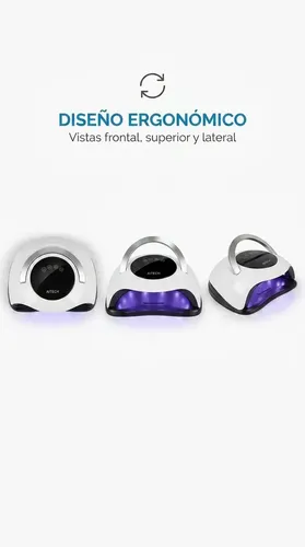 Cabina Uñas Lampara Uv Led 120w 36 Luces Profesional Secado