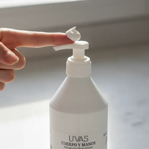 Crema Cuerpo Y Manos 500ml X 5 Unidades Uvas Cosméticos