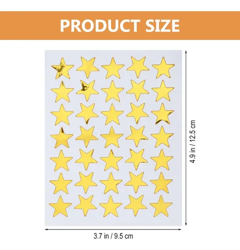 50 Hojas De Pegatinas Estrellas Adhesivas En Forma De Estrel