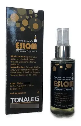 Serum Aceite De Argan Eslom Oro Liquido X 60ml