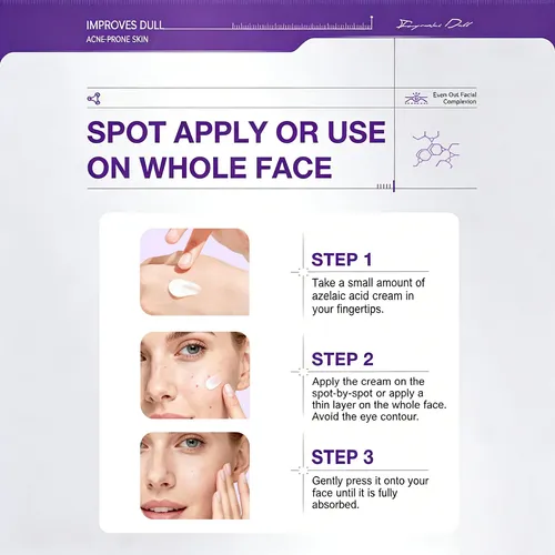 Crema De Ácido Azelaico Al 12% Para El Acné Facial Crema De