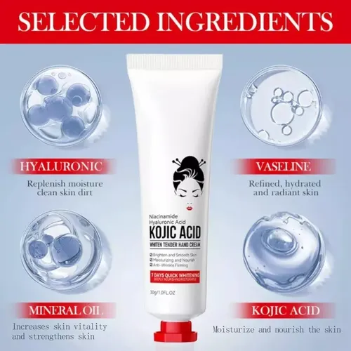 Sd4 Crema De Manos De Ácido Kójico De Sadoer X5