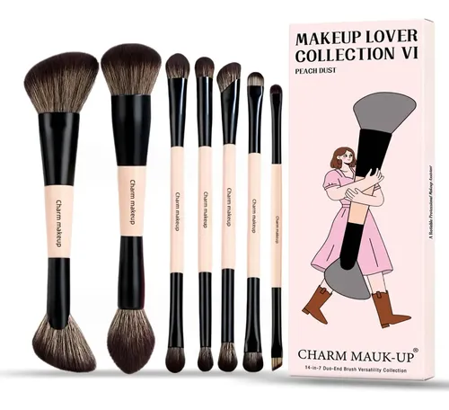 7piezas Brochas Para Maquillaje Profesional A