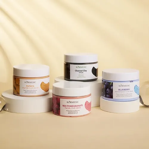 Mascarilla De Arcilla Y Carbón Vegetal Kormesic Para Limpiez