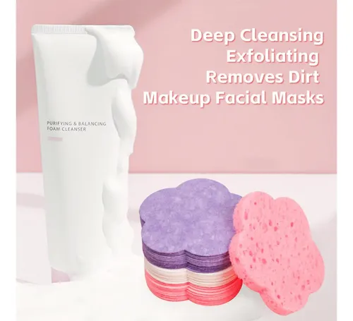 Almohadillas Y Esponjas Faciales Desmaquillantes Reutilizabl