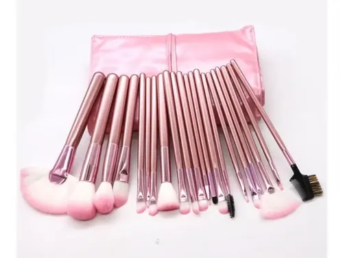 Set 22 Pinceles Brochas Maquillaje Profesional.