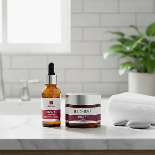 Crema Retinol A+ Y Serum Emulsion Antiage Manchas Lidherma