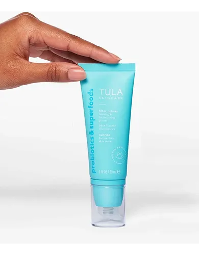 Filtro Facial Primer Tula Skin Care Blurring Sunrise, 30 Ml