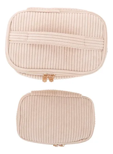 Bolsa De Maquillaje De Pana For Bolso, 2 Unidades, Minialma