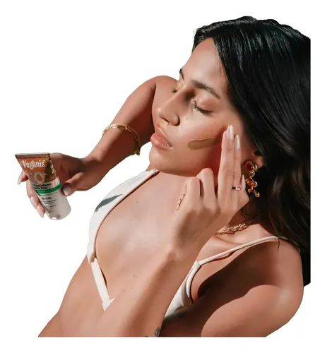 VEGANIS Protector Solar 60+ Color Dark Acid Hyaluronic 36ml
