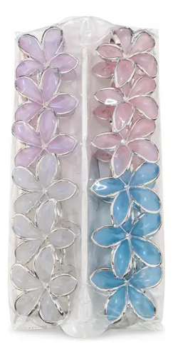 Broches Para El Pelo X12 Flores Cabello Mujer Urbanchic 1002