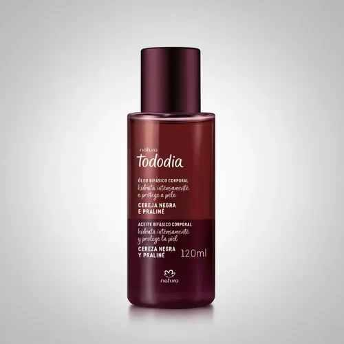 Aceite Corporal Bifásico Natura Tododia Cereza Negra Y Praliné