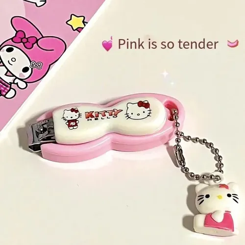 Cortauñas Portátil Hello Kittle, Bonito Dibujo Animado