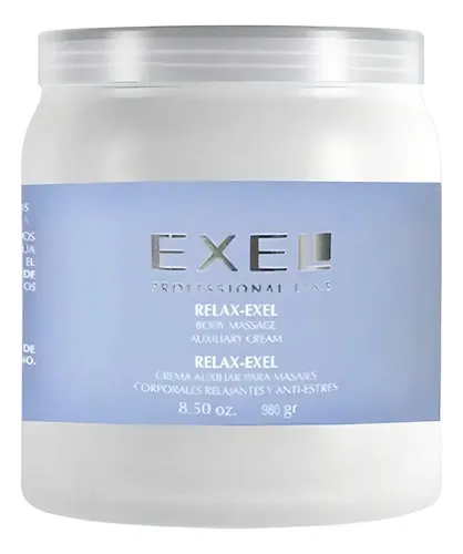 Crema Auxiliar Para Masajes Exel Relax-Exel Anti-Estrés 980gr
