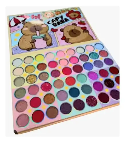Paleta De Colores Grande 54 Sombras Maquillaje Stitch Niñas Color 54 sombras