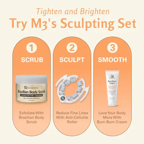 Exfoliante Corporal M3 Naturals Manteca Cupuacu 473ml