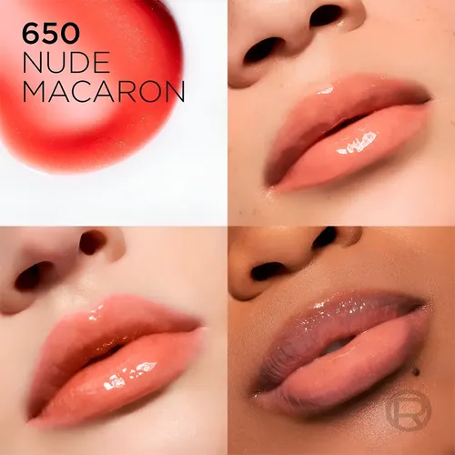 Labial Voluminizador L Oréal Plump Ambition Hyaluronic Color 650 Nude Macaron