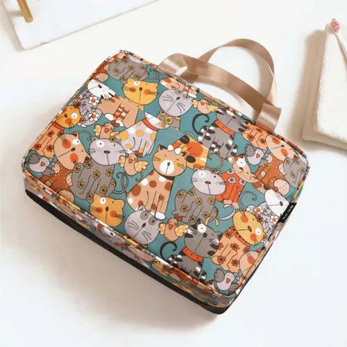 Bolsa De Maquillaje De Viaje Portátil Para Mujer, Bolsa De C