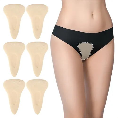 Esponjitas Íntimas Reutilizables 6 Piezas Absorción Máxima