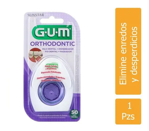 Hilo Dental Gum Para Ortodoncia Con 50 Usos