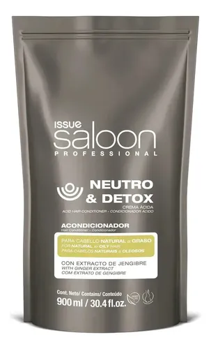 Issue Saloon Neutro & Detox Kit X 2 Acondicionador X 900