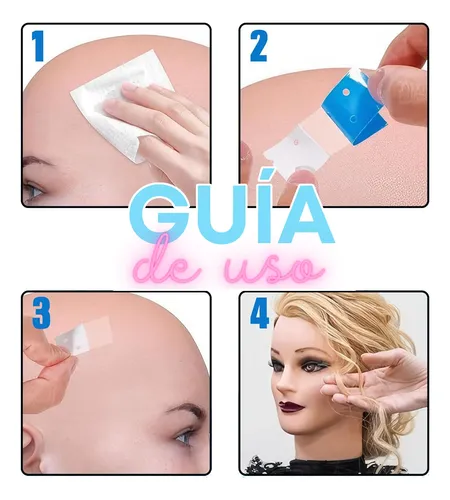 Cinta Adhesivo Pegamento Para Protesis De Pelo Doble Faz