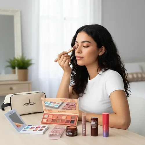 Set Belleza Todo En Uno Con Neceser Maquillaje
