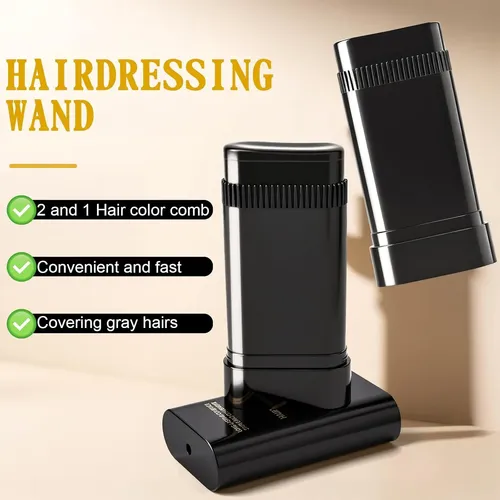 Peine Para Teñir El Cabello Negro 2 En 1, Impermeable E Inst