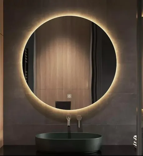 Espejo Redondo Led 60 Cm Con Encendido Touch Decolife