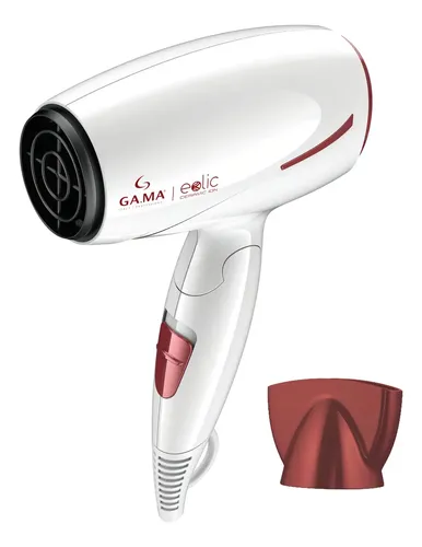 Secador De Pelo Ga.ma Italy Eolic Ceramic Ion Blanco 220v