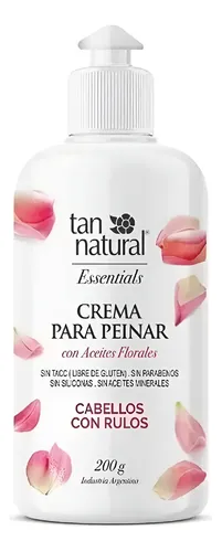 Crema Para Peinar Rulos Tan Natural 200ml Aceites Florales